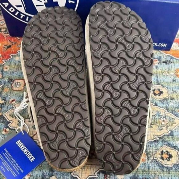 Birkenstock Boston Taupe suede clog sandal - Picture 5 of 8